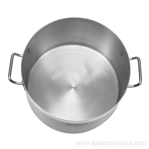 Straight Pots SS304 Best Stainless Steel Nonstick Cookware Supplier